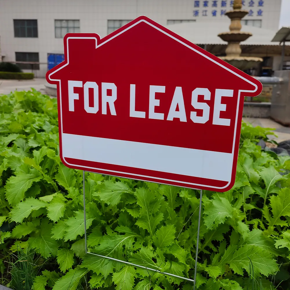 Free Sample PP President Corrugated Plastic Printed Board customized yard sign with stakes and letters yard signs