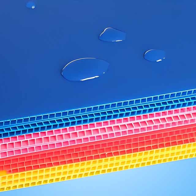 Machine Manufacturer Supplier Size 24x24 Thickness 3mm 5mm 7mm Blue PP Corrugated Plastic Sheet