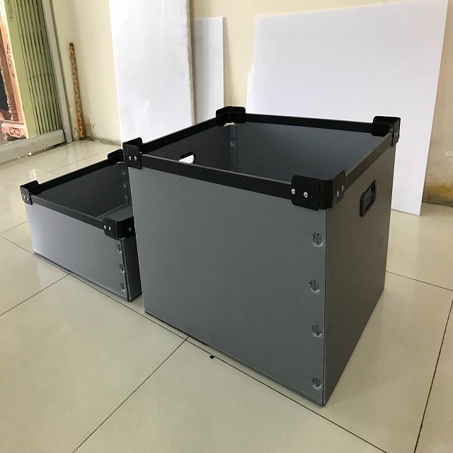 Customized PP colored plastic hollow corrugated plate sheet accessory box
