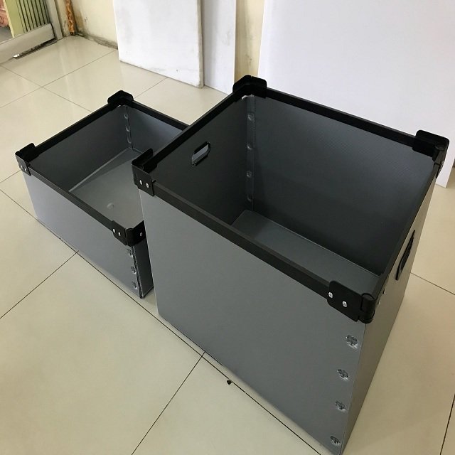 Customized PP colored plastic hollow corrugated plate sheet accessory box