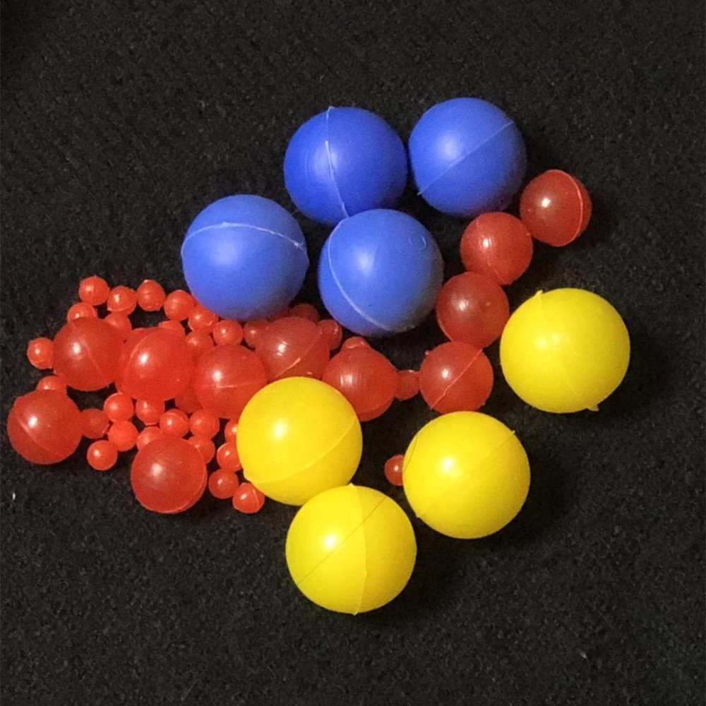 Plastic Ball PP Hollow Plastic ball 15.75mm 20mm 25mm 25.4mm 30mm Coloured Plastic Sphere