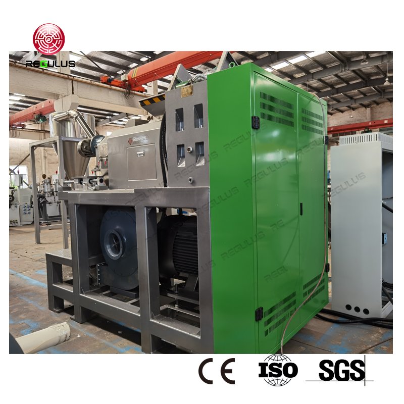 PE PP waste plastic film squeeze screw press dryer machine
