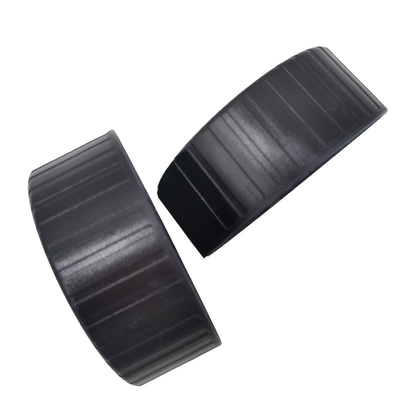 Customized custom Black Round Vertical Stripe Plastic Lid