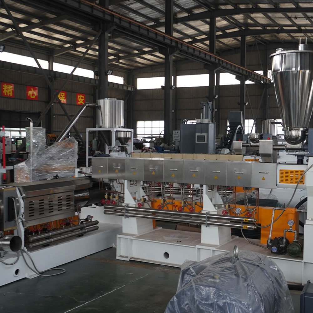 Banbury Rubber Kneader PP PE masterbatch extruder machine Calcium Carbonate Granulator Machine