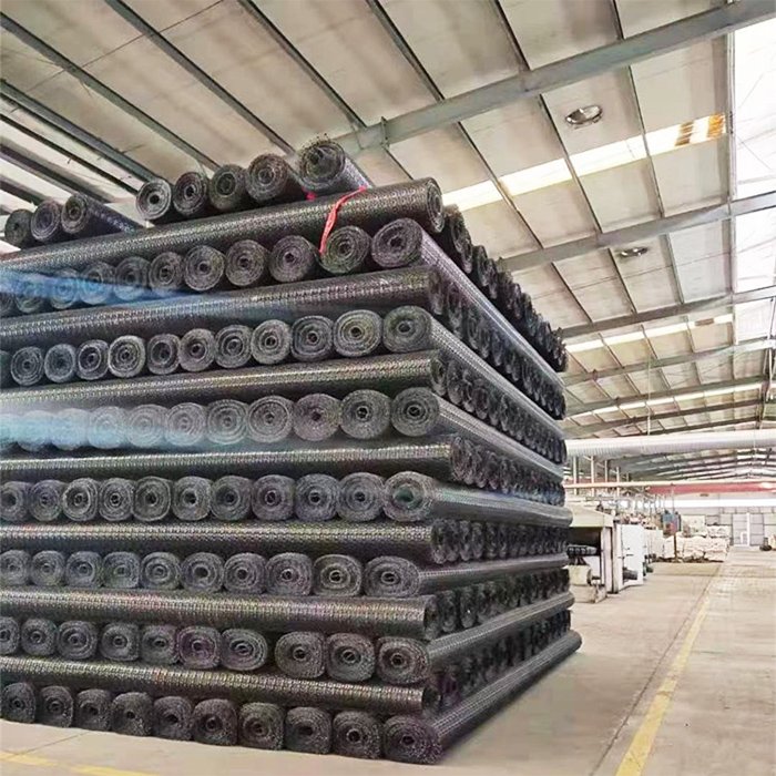 50kN/M biaxial geogrid making machine pp biaxial geogrid production line plastic geogrid machine road reinforcement