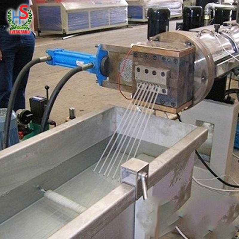 PP PE Color Masterbatch Twin Screw Water Cooling Strand Plastic Extruding Machine Plastic Pelletizing Machine