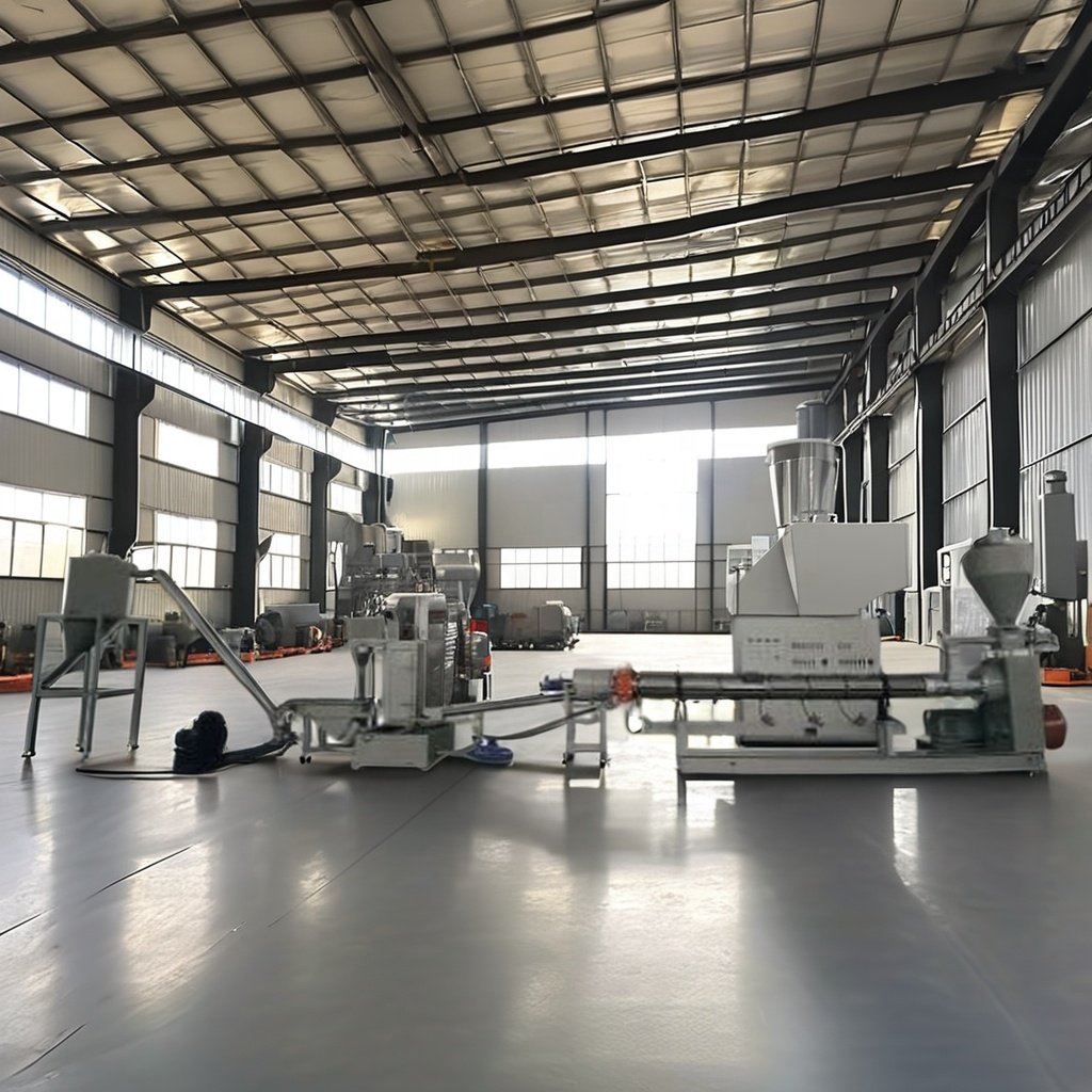 High Quality Single Screw Extruder Pelletizing Machine New Condition HDPE/PP Recycling Granulator with Core Motor Component
