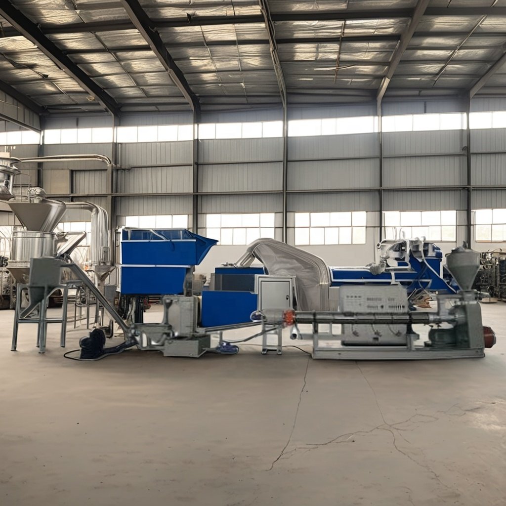 High Quality Single Screw Extruder Pelletizing Machine New Condition HDPE/PP Recycling Granulator with Core Motor Component