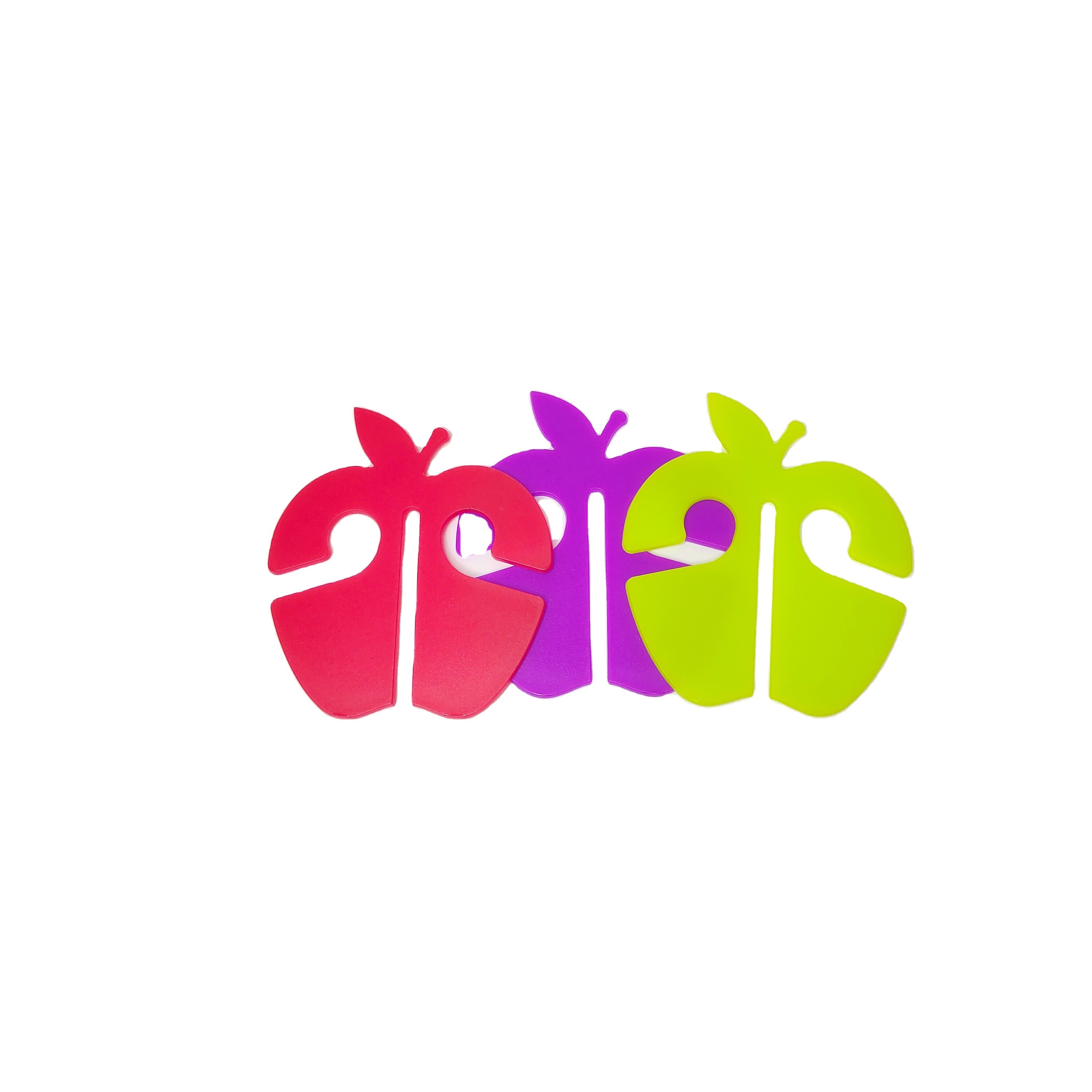 Low price hot selling Apple shaped plastic clip suitable for clothing socks ties PP plastic material clothing clip