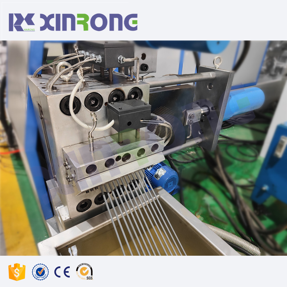 Plastic Recycling Pelletizing PP PE Film Woven Bag Plastic Granulators Pelletizer Plastic Pellets Making Machine