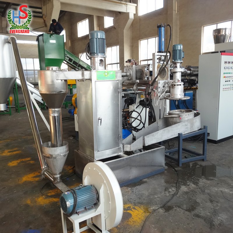 Waste Plastic Bottle Granulator for PA PP PE PS PET abs granules making machine