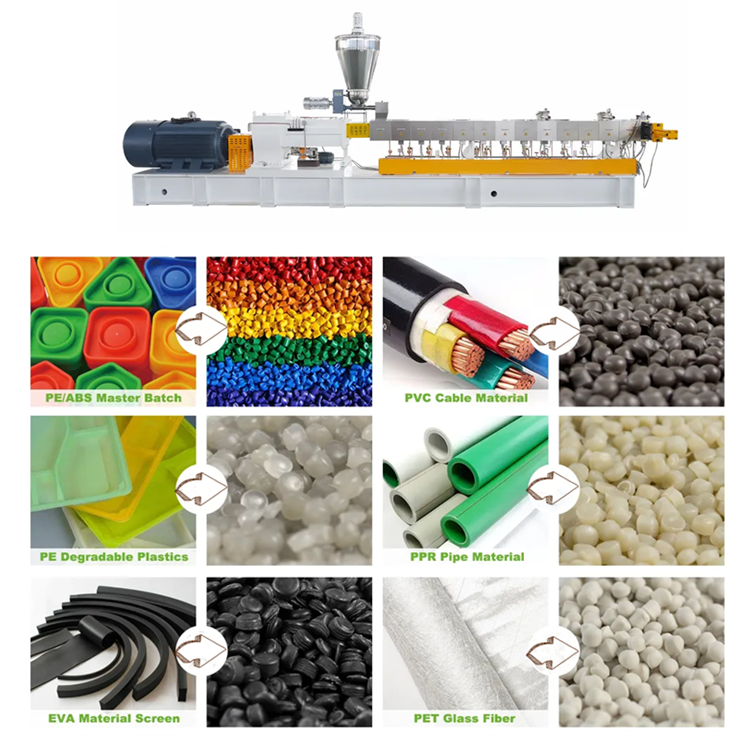 Vertical recycle plastic pp pe film extruder