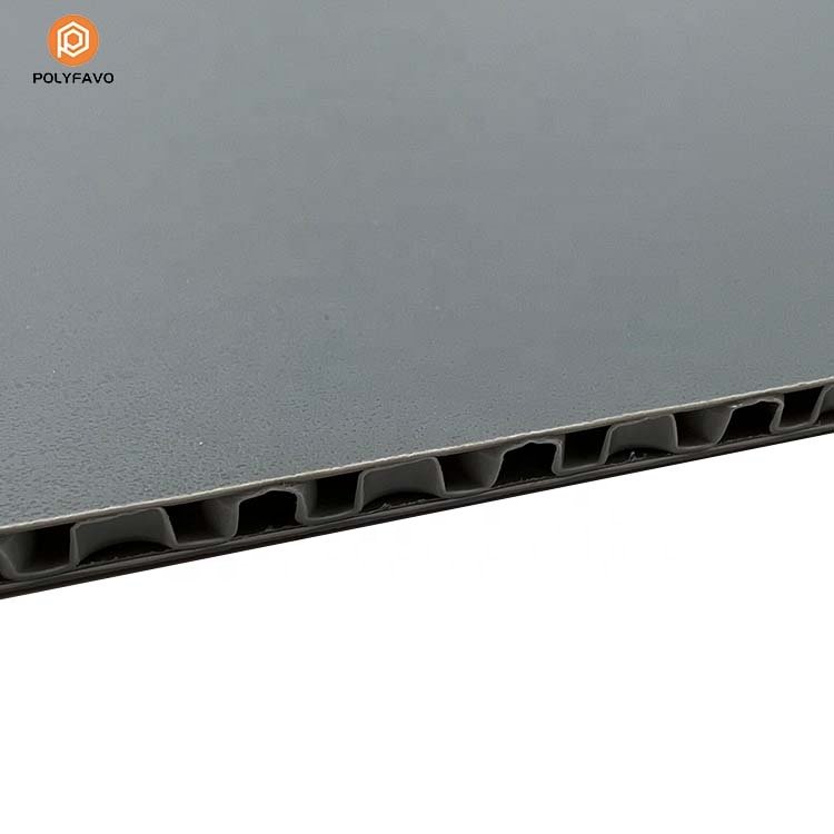 Customized PP Honeycomb Sandwich Panel 100% Recycled Polypropylene Sheet UV Resistance PP Honeycomb Sheet