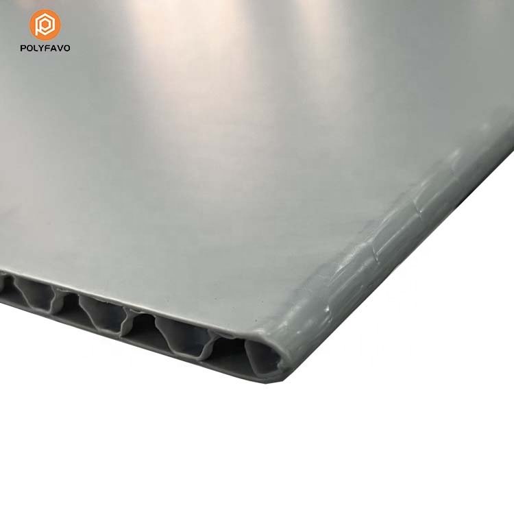 Customized PP Honeycomb Sandwich Panel 100% Recycled Polypropylene Sheet UV Resistance PP Honeycomb Sheet