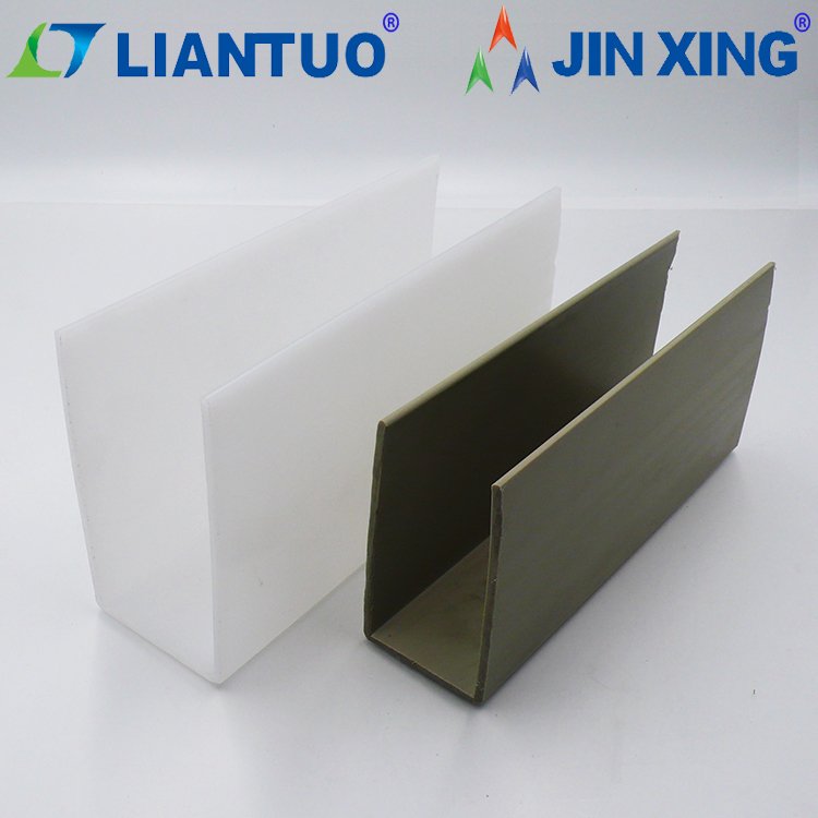 Liantuo Extruded PP U Shape Polypropylene Plastic Profile