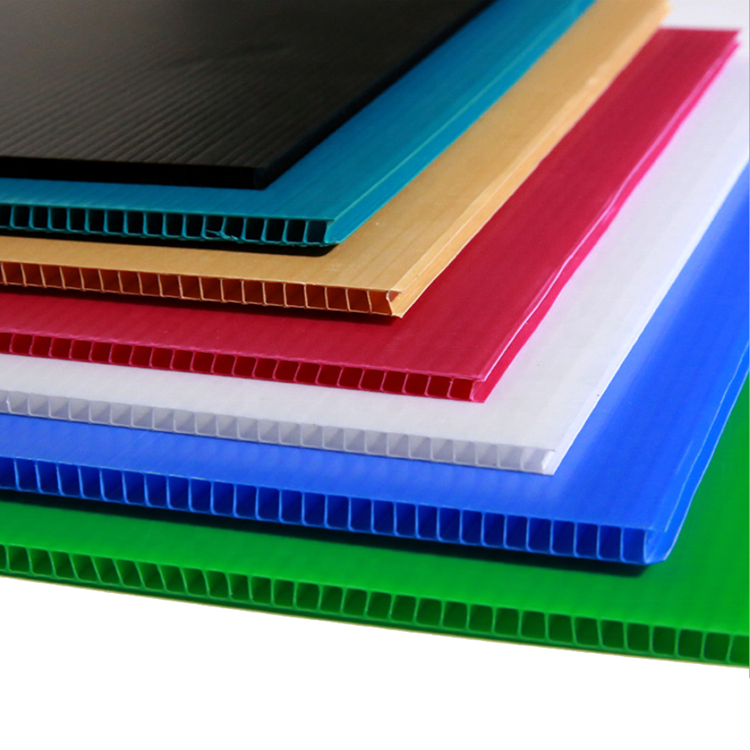 2mm,4mm,5mm,6mm,8mm,10mm,12mm corrugated plastic coreflute sheets