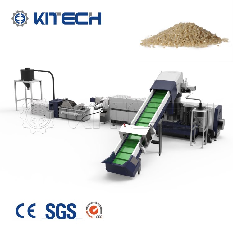 PE PP Film Waste Plastic Recycling Pelletizing Machine