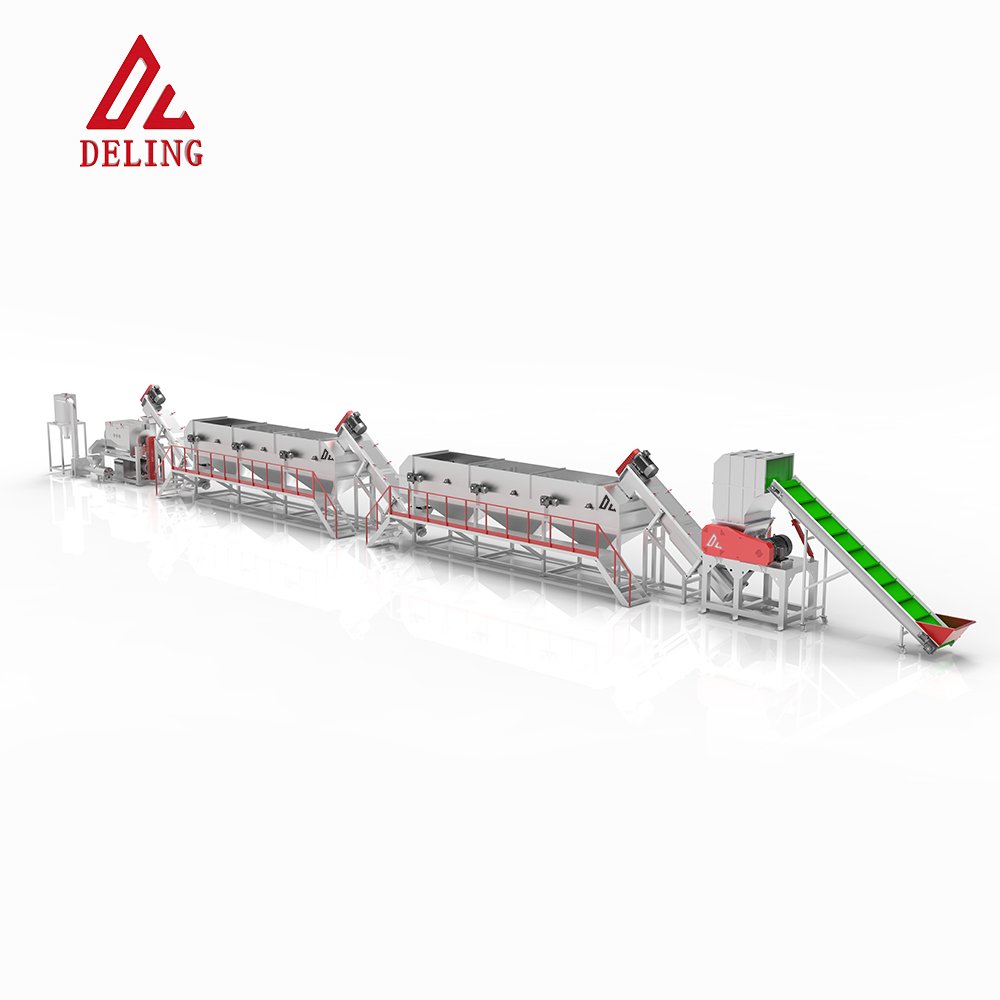 Deling Machinery PE Film Recycling Machine is a cost-effective plastic recycling machine