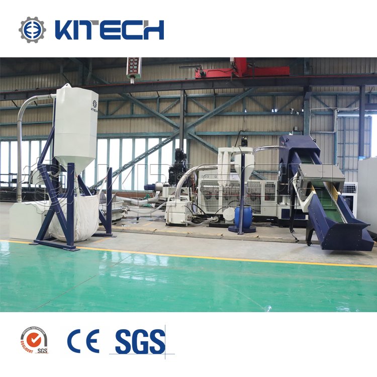 Recycled PP Plastic Woven Bags Granulating Machine / Plastic Granulators