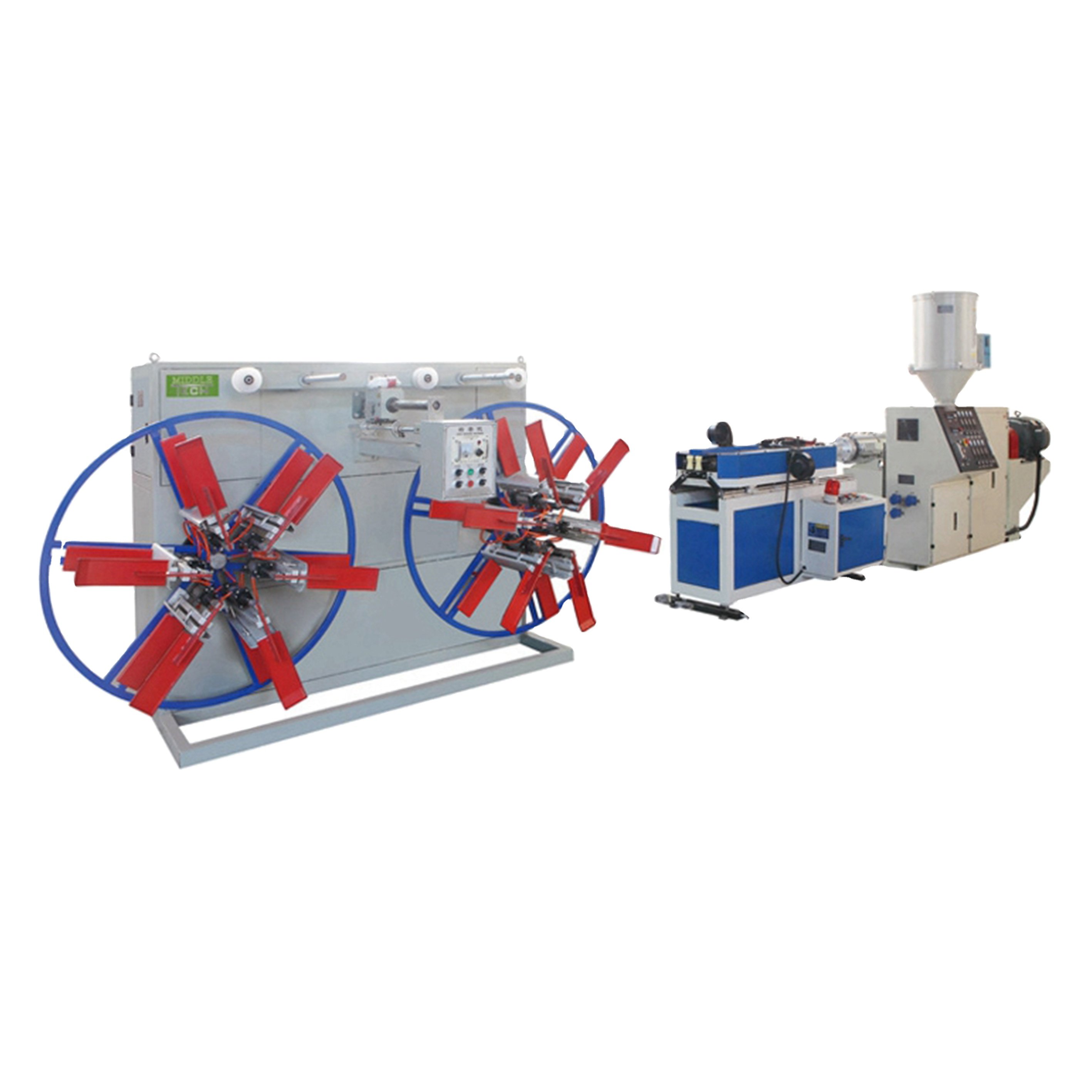 Single Wall Flexible Corrugated Hose Making Machine Mini Pipe Production Line Machines Extruders Machinery PP PE PVC Plastic