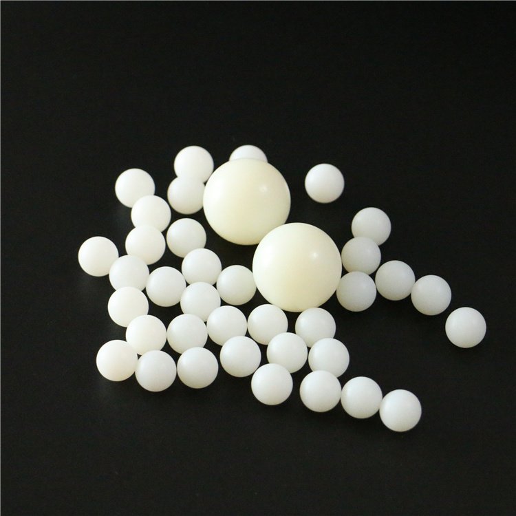 Hot sell 2.381mm 3.175mm 5mm 6.35mm delrin pp ptfe nylon ball with sgs rohs