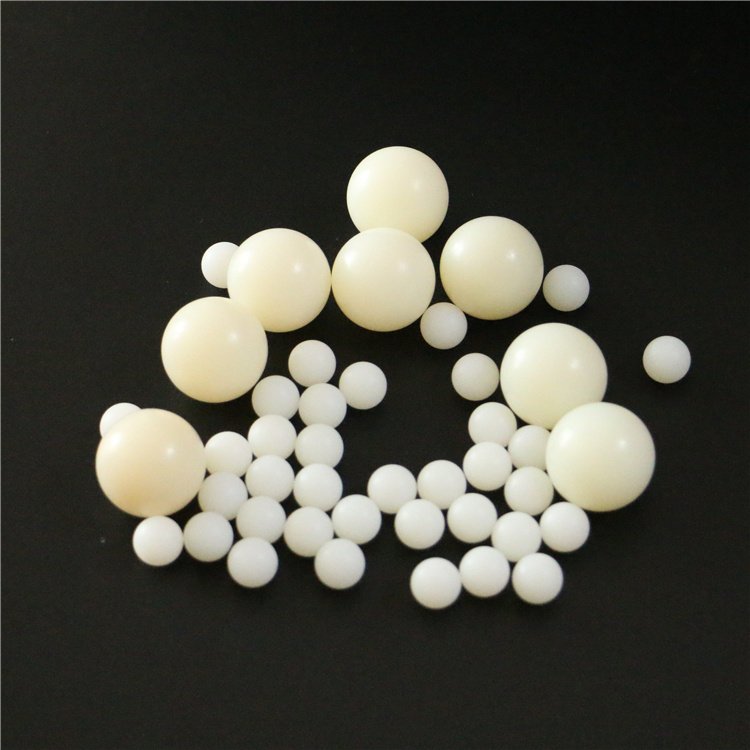 Hot sell 2.381mm 3.175mm 5mm 6.35mm delrin pp ptfe nylon ball with sgs rohs