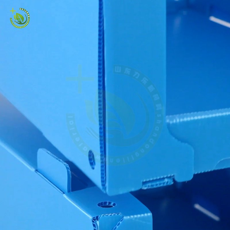 PP Corrugated plastic folding clothing storage box Corrugated Plastic Stacking Storage Boxes and bins correx stackable pick Bins