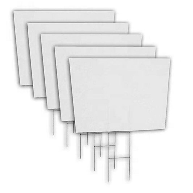 Wholesale Corrugated Plastic Letter Blank Coroplast Bag 24x18 Campaign Signs Lawn Corrugated Plastic Yard Signs