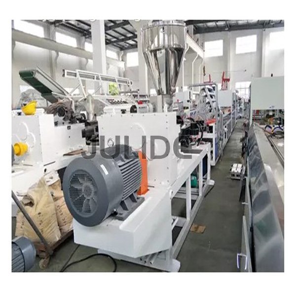 WPC Flooring Making Plant from Plastic PVC (PE/PP wood) Window Decking Profile/Ceiling/ Door Board/Wall Panel/extrusion