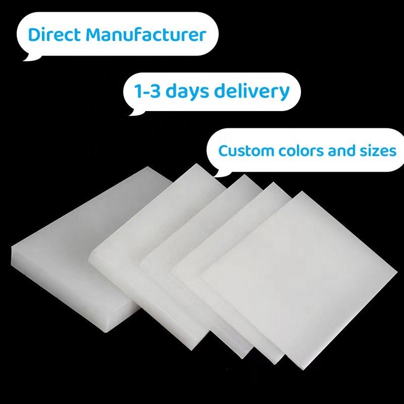 Pure Raw Material Low Friction Polypropylene PP White Engineering Plastic Plate