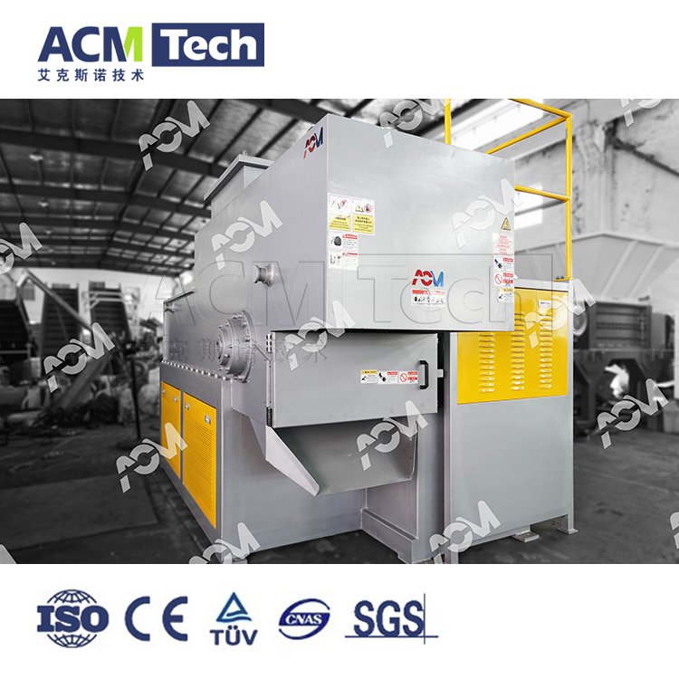 Long Service Life Single Shaft Shredder For Plastic Pipe Wood