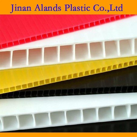Customized size and color pp hollow sheet corflute coroplast for advertising printing & floor protection