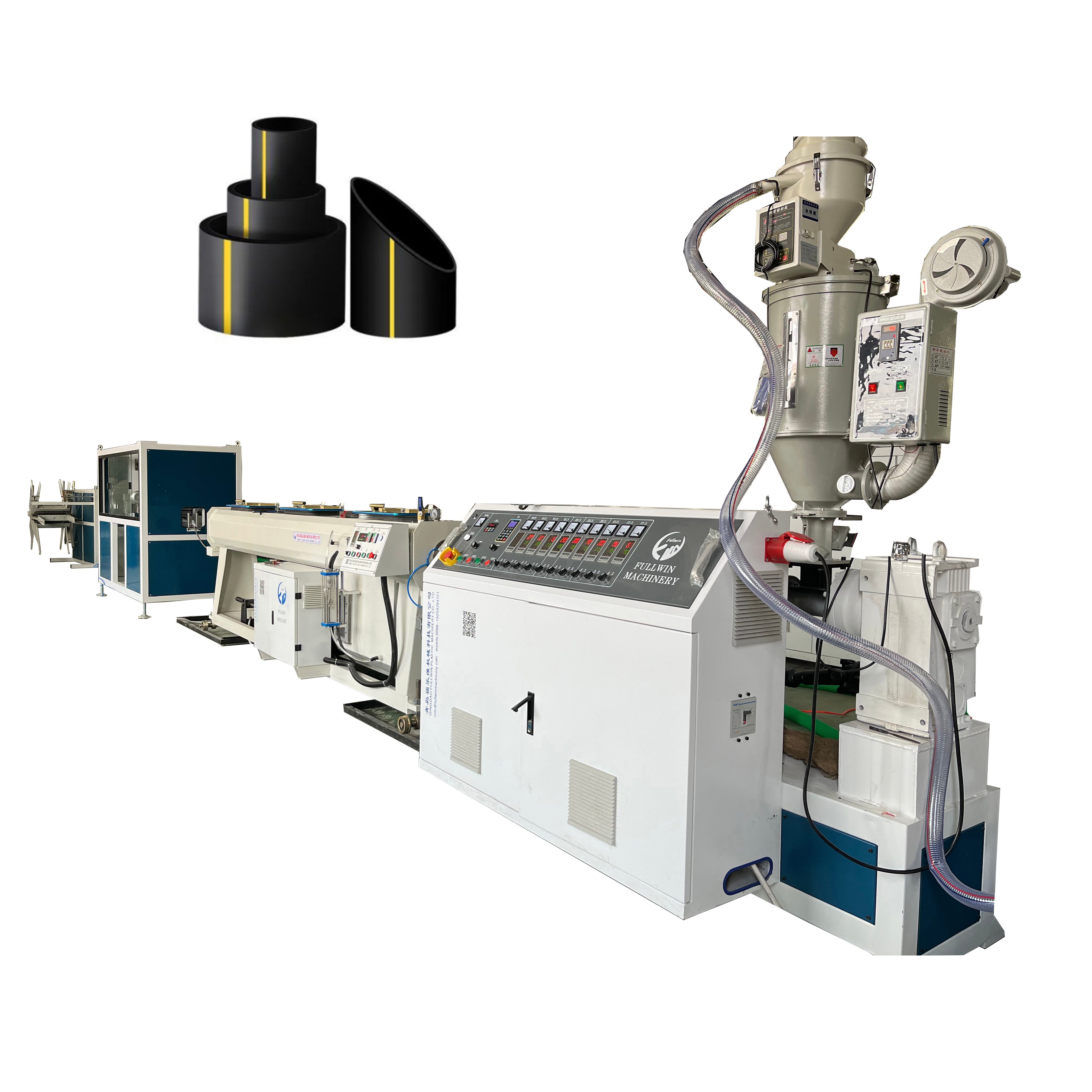 Plastic extruder PC/pvc/pp/pe/abs/pmma pipe /profile extrusion production line lighting tube co extrusion machine