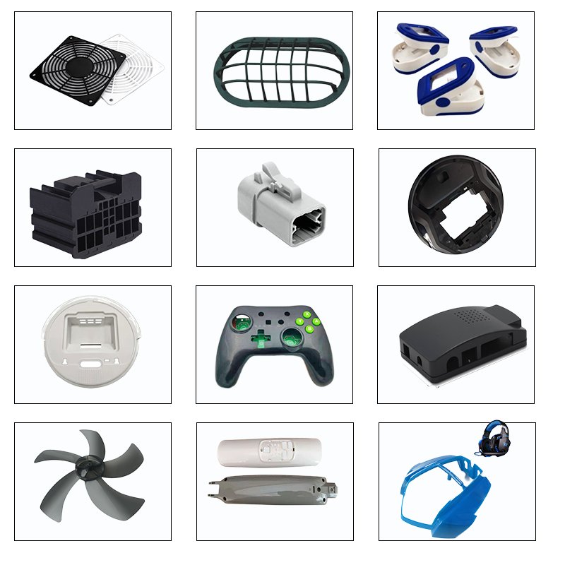 Factory Custom plastic housing injection molding plastic parts pp pe pc abs