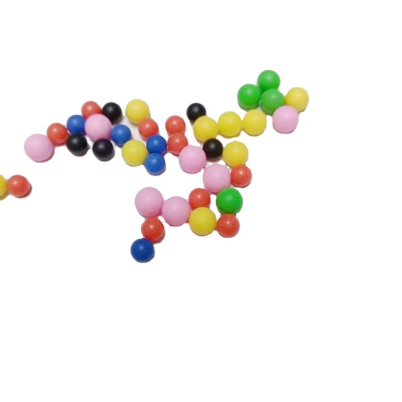 Customized solid colorful PP Delrin POM PA66 PTFE plastic bearing balls 1mm-63.5mm