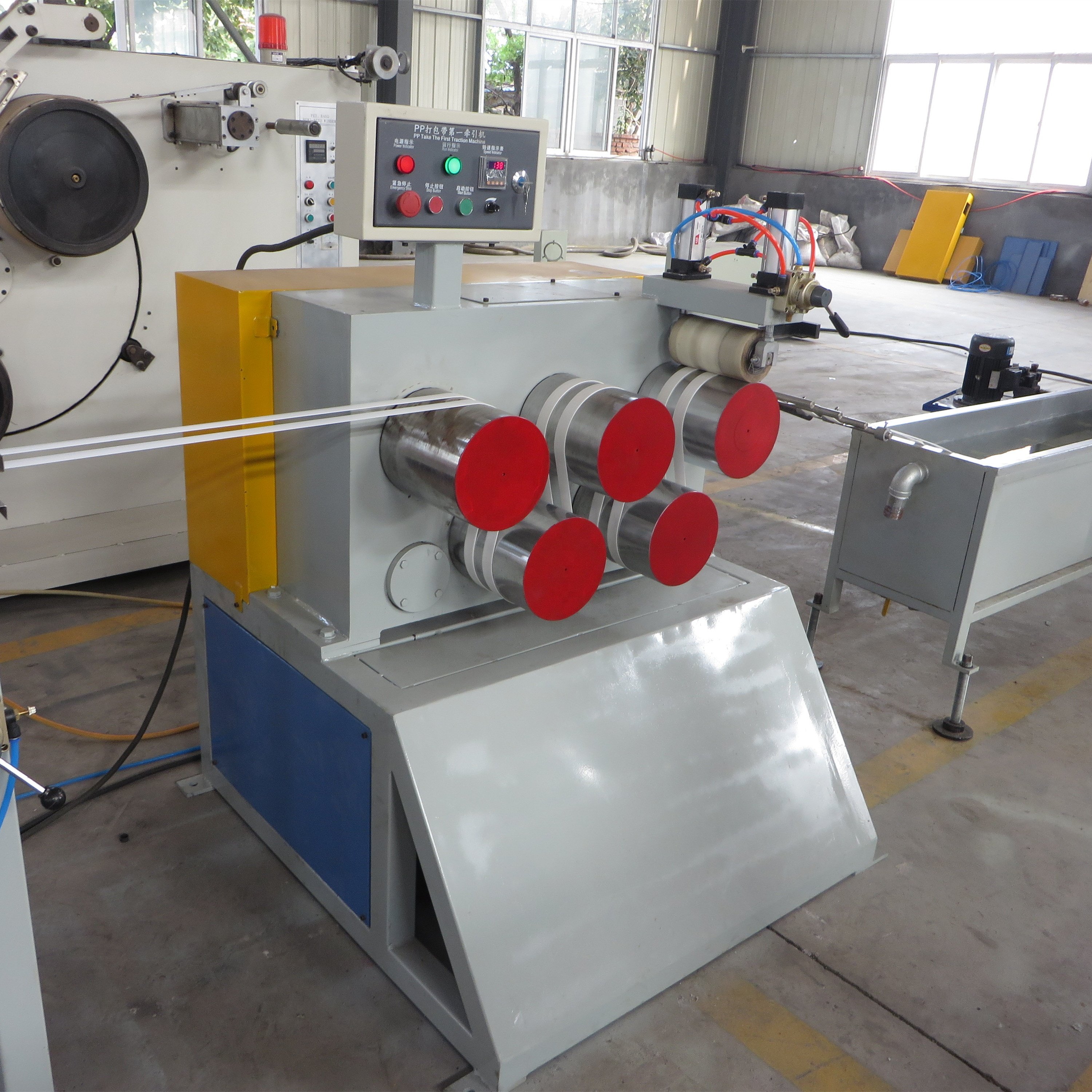 PET/PP strapping band dispenser extrusion machine / Polyester Strap Packaging Belts PP Strapping Band production line