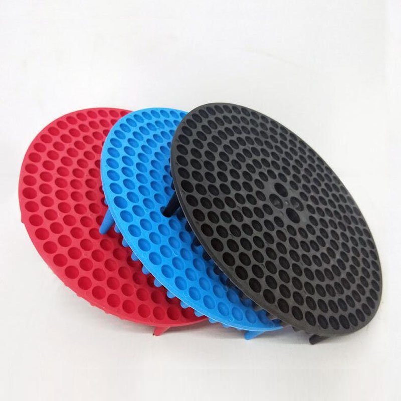 Durable PP Plastic 26cm Diameter Cyclone Dirt Trap Car Wash Bucket Insert Grid Guard Red