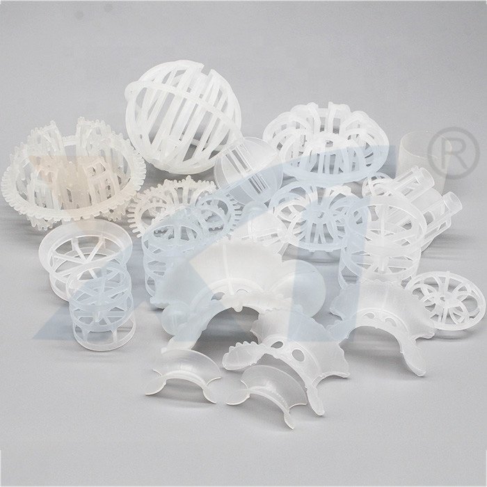XINTAO gas scrubbers tower random packing PP RPP PE PVC CPVC PVDF plastic raschig ring