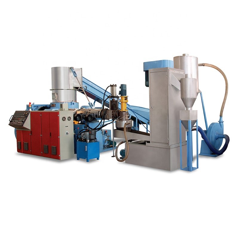 Factory Supply Compactor Pelletizing Machine Production Line For LDPE HDPE Stretch Film and PP Woven Bag