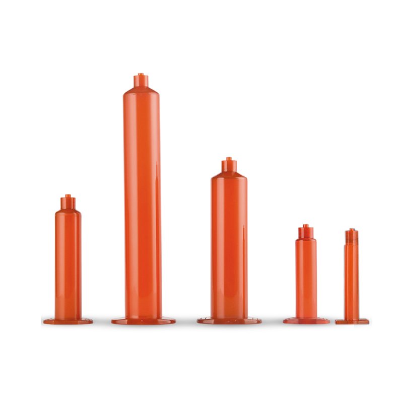 old us adhesive syringe cartridge 3cc 5cc 10cc 30cc 55cc tube for adhesive tape dispenser amber color