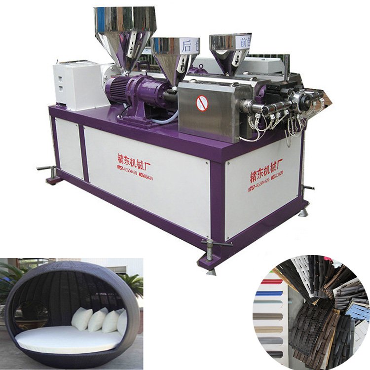pe rattan extrusion line