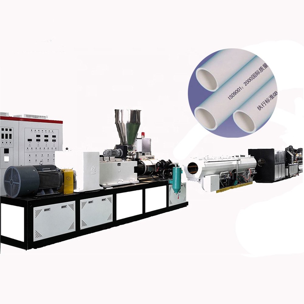 High Speed Extrusion PP PVC PE Plastic Corrugated Pipe Tube Production Line