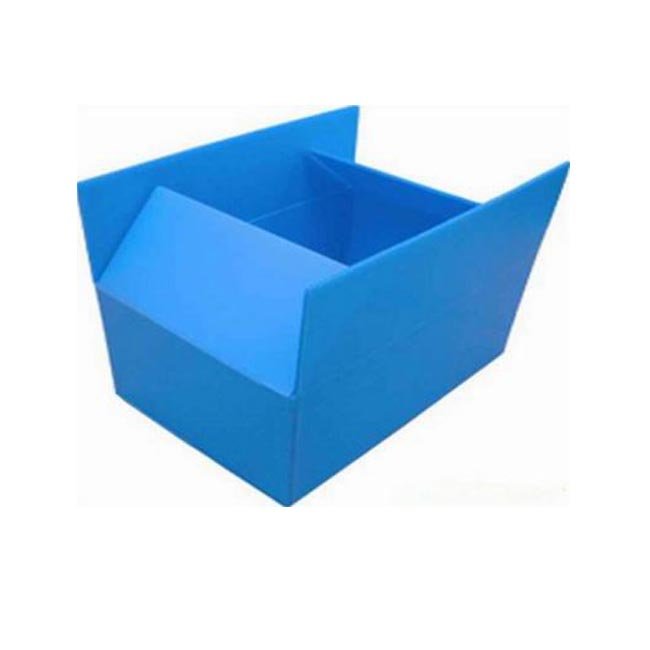 custom colorful foldable stackable waterproof plastic hollow corrugated sheet board pp turnover box for logistic transportation