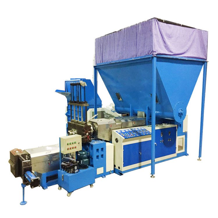 eps plastic recycling dana machine extruder screw and barel foam shredding machine