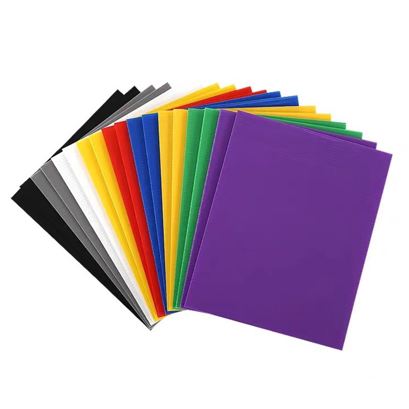 Wholesale Price Custom PP Hollow Corflute Sheet Coroplast Sheet Twin Wall Polypropylene Sheet