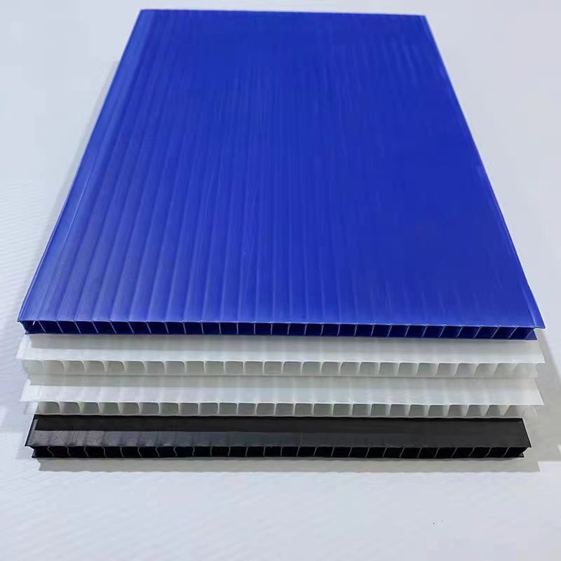 Wholesale Price Custom PP Hollow Corflute Sheet Coroplast Sheet Twin Wall Polypropylene Sheet