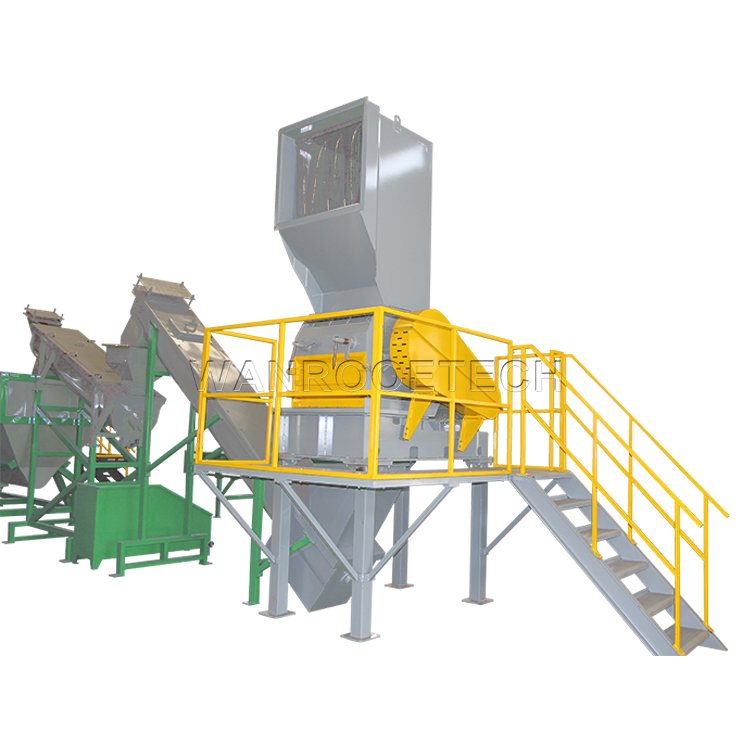Waste PP PE Film Crushing Washing Machine Plastic Recycling Production Line