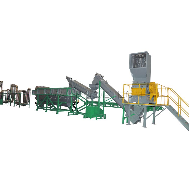 Waste PP PE Film Crushing Washing Machine Plastic Recycling Production Line