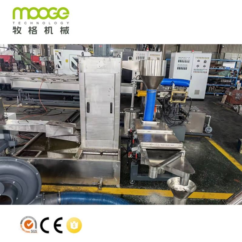 PET PE PP Recycling Plastic Pellet Pelletizing Pelletizer Granules Making Extruder Granulator Machine For Granule