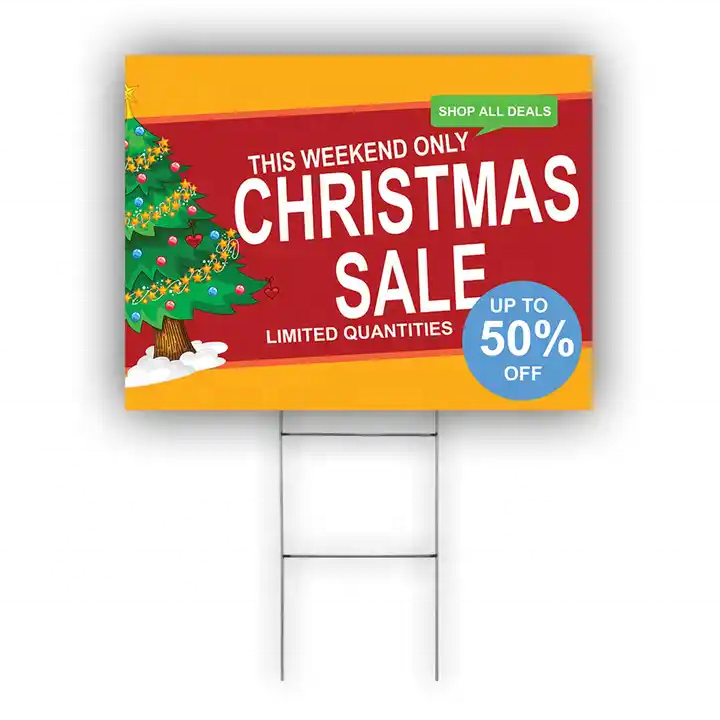 24" x 18" Real Estate Sale Double-Sided Open House yard Signs with Metal H-Stakes Corrugated Plastic board pp hollow sheet